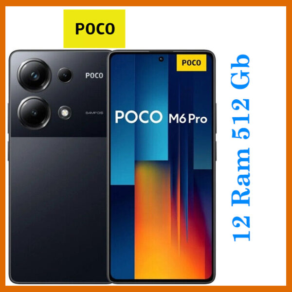 Smartphone POCO M6 Pro 12GB + 512GB DS 4G BLACK