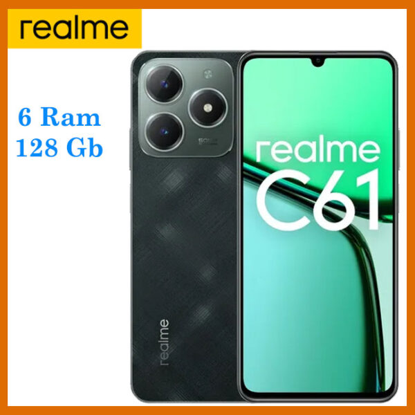 Smartphone REALME C61 6+256GB DS DARK GREEN