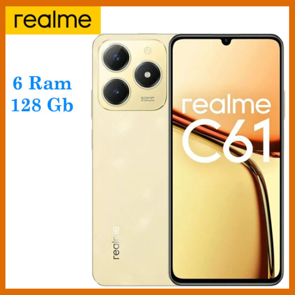 Smartphone REALME C61 6+256GB DS NFC SPARKLE GOLD